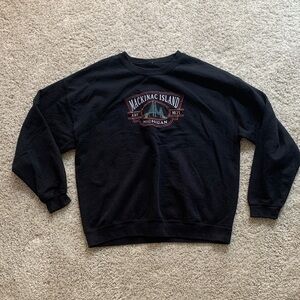 Black Mackinac Island Men's Sweater